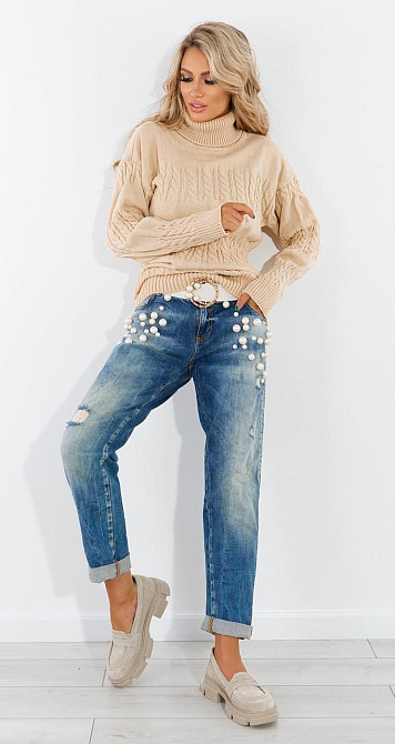 Подовжений светр (42-46) Київ - фото 2