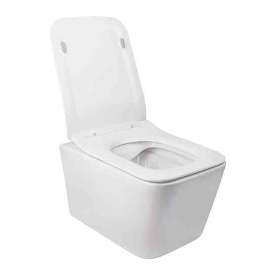 Готове рішення Qtap для ванної кімнати: підвісний унітаз Crow Rimless 520х360х290 + комплект інсталяції Nest 4 в 1 (кругла Київ