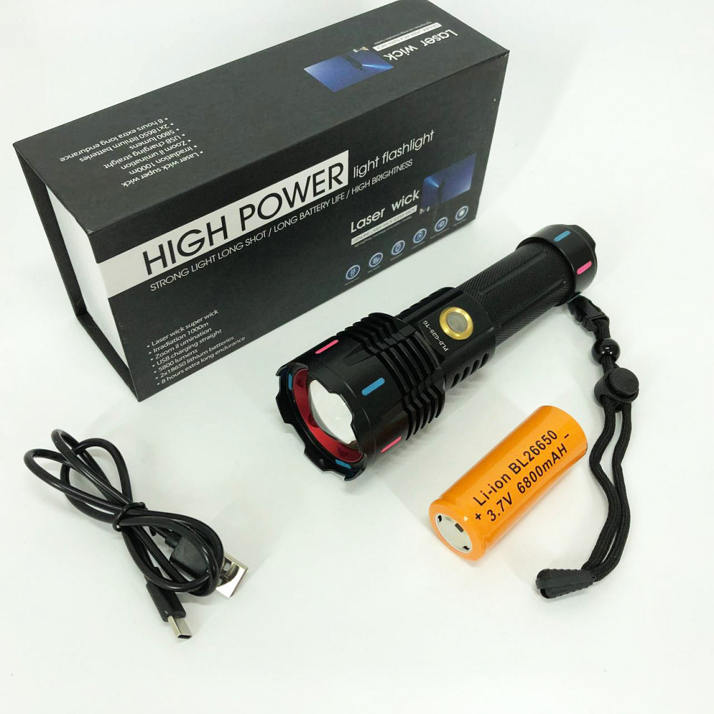 Професійний тактичний ліхтарик, Ліхтар світлодіодний тактичний, Тактичні ліхтарі акумуляторні SL-28 Львів - фото 9