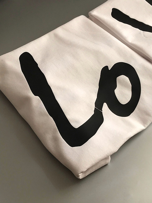 Білі Парні футболки для хлопця та дівчини з написами LOVE Чернівці - фото 4