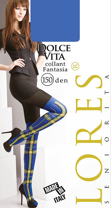Колготки жіночі Lores Dolce Vita 150 den XS/S 1/2 різнобарвний Київ - фото 1