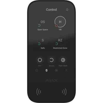 Клавиатура к охранной системе Ajax KeyPad TouchScreen black Винница