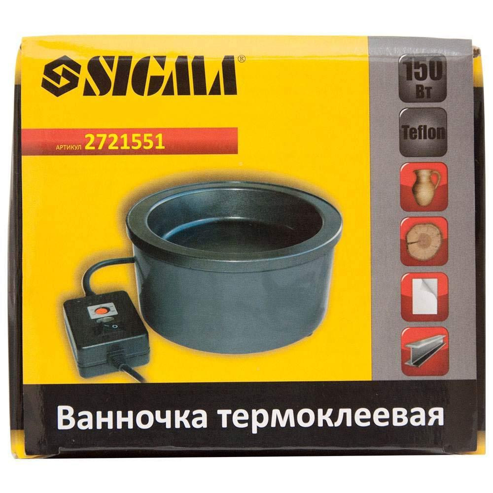 Ванночка термоклеевая с тефлоновым покрытием 150Вт SIGMA (2721551) Киев - изображение 3