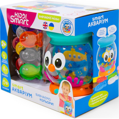 Развивающая игрушка Kiddi Smart Интерактивная обучающая игрушка Smart-Аквариум украинский и английский язык (207659) Винница - изображение 2