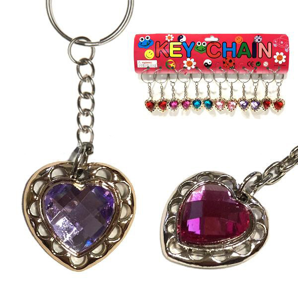 Брелок на ключи Сердечко 12 шт Киев - изображение 1