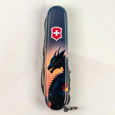 Нож Victorinox Climber Zodiac Дракон в променях сонця (1.3703.3_Z3270p) Винница - изображение 5