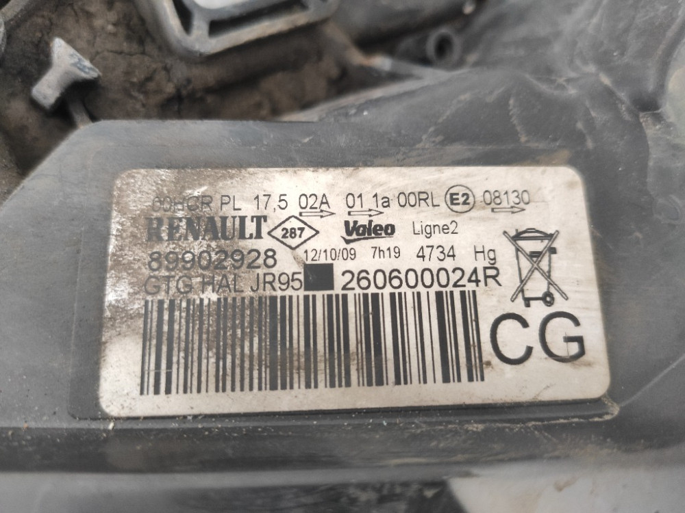 Фара ліва Renault Scenic III 2009-2012 Ковель - изображение 2