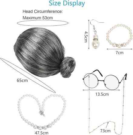 Парик седой бабушки с гулькой, комплект для образа старой леди с очками, бусами, серьгами для выступов косплея Киев