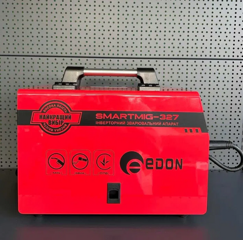 Сварочный полуавтомат EDON SmartMIG-327 (2 в 1 MIG + MMA) 4.9 кВт - 327 ампер, еврорукав Киев