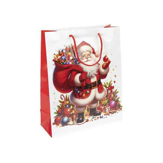Подарунковий пакет "Новий Рік з Сантою" JA25-156-4 32х44х11 см Вінниця
