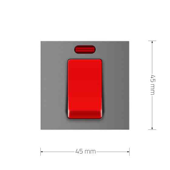 LIVOLO Майстер-вимикач LIVOLO, сірий, 20А 230В, модуль без рамки (VL-FCMKV20A-2IP) Коломия