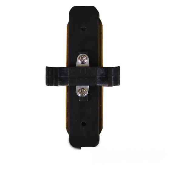 Коннектор для трекового светильника прямой черный Днепр