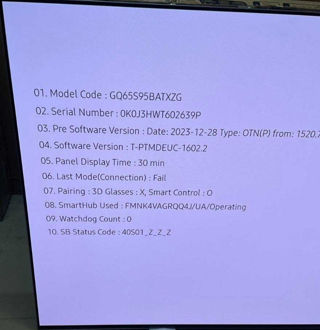 Телевизор Безрамный : 65