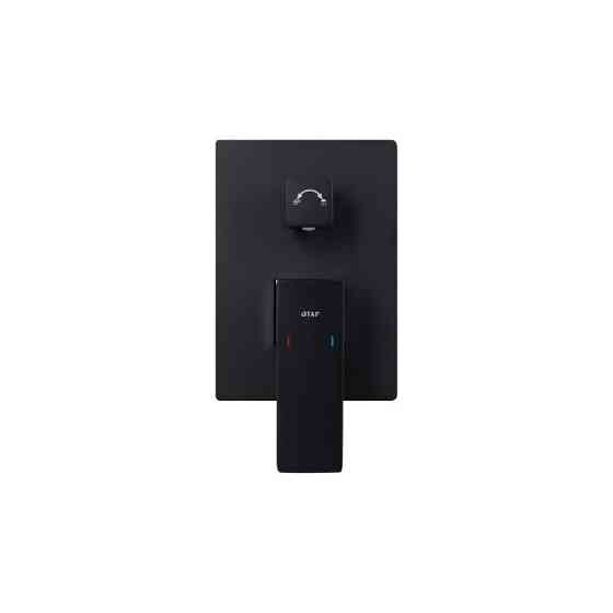 Душевая система из латуни Qtap Gemini скрытого монтажа на три потребителя с изливом QTGEM14BLM45703 Black Matt Харьков