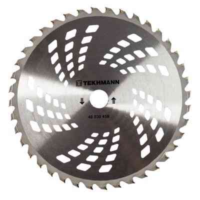 Нож для газонокосилки Tekhmann к садовому триммеру 255х25.4 мм 40 ТВС зубцов (40030458) Винница