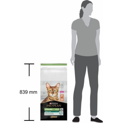 Сухой корм для кошек Purina Pro Plan Sterilised Adult 1+ Renal Plus Для взрослых стерилизованных С лососем 14 кг (7613287887597) Винница - изображение 8