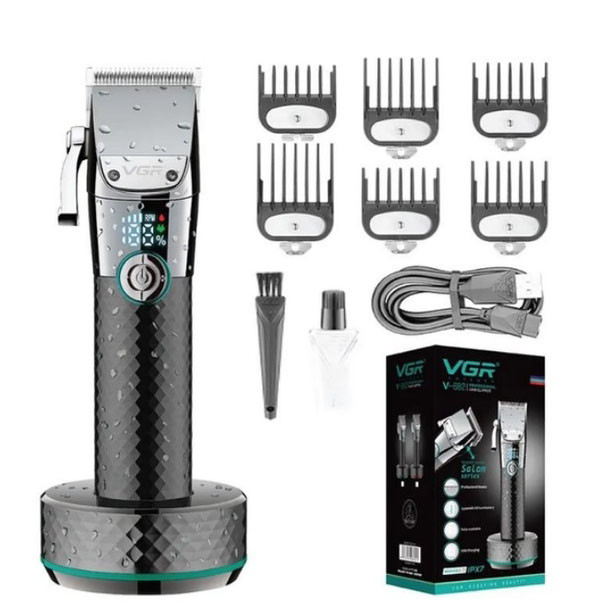 Електрична машинка для стрижки побутова VGR V-682, Профі машинка для стрижки волосся JK-41 Львів - фото 12