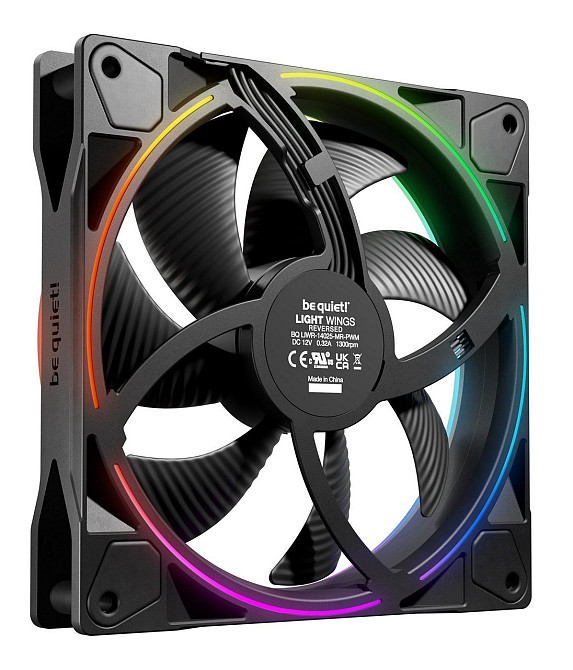 Вентилятор be quiet! Light Wings 140mm PWM Reverse Black (BL134) ( 22497 ) Харків - фото 2