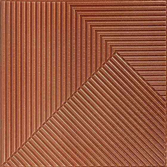 Самоклеюча декоративна 3D панель 500х500х5мм Коричневий SW-00002880 Київ