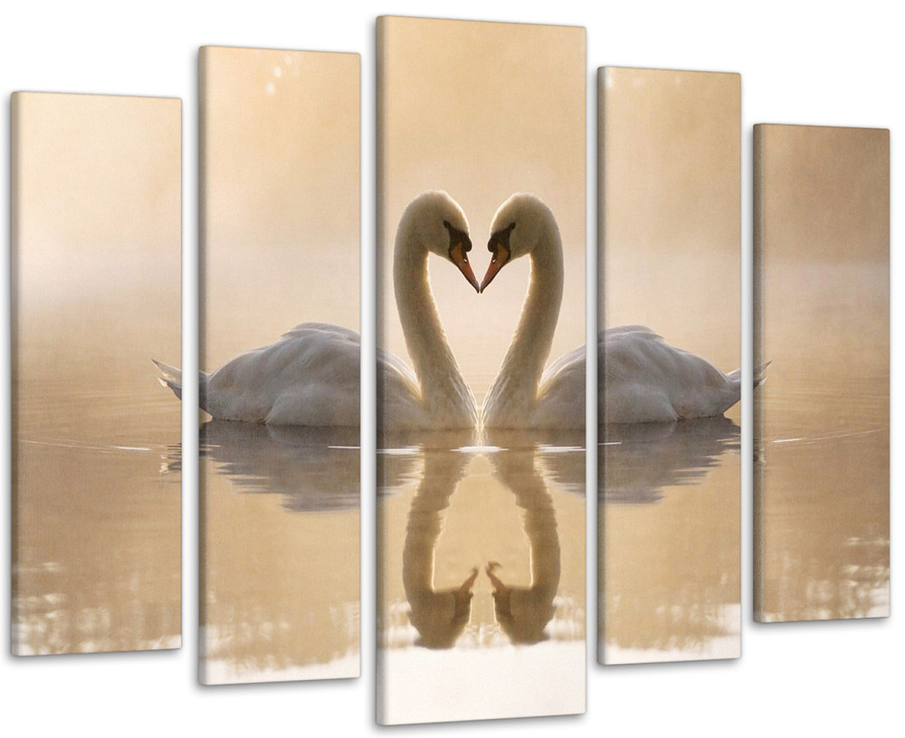 Модульная картина Лебеди Art-193_5 Киев - изображение 1