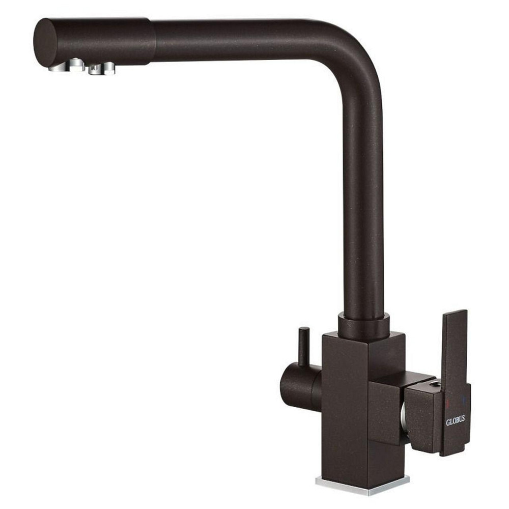 Змішувач для кухні під осмос Globus Lux LAZER GLLR-0100-6-MARONE (000019251) Київ - фото 1
