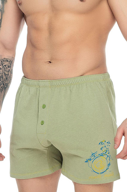 Чоловічі труси сімейні Lans L 01.034 4XL, Оливковий Київ - фото 2