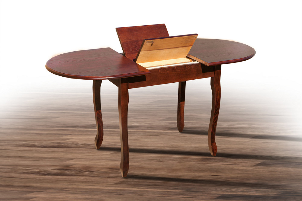 Стіл обідній Фараон (110+40)/70, темн. горіх Київ - фото 1