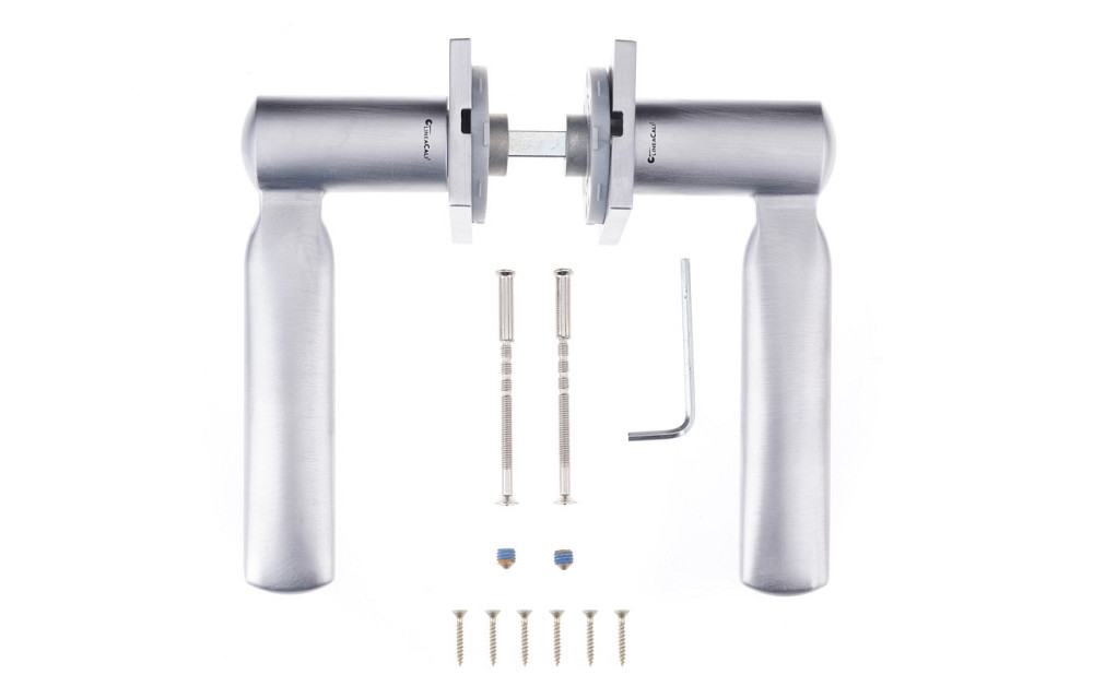 Ручка Linea Cali, модель SPRING квадрат хром матовий Київ - фото 3