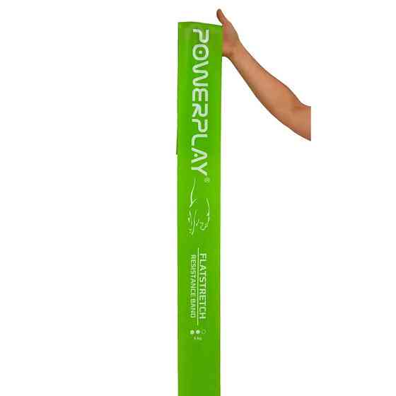 Стрічка еспандер PowerPlay PP_4112_Green_Medium зелений, на 9 кг Вінниця