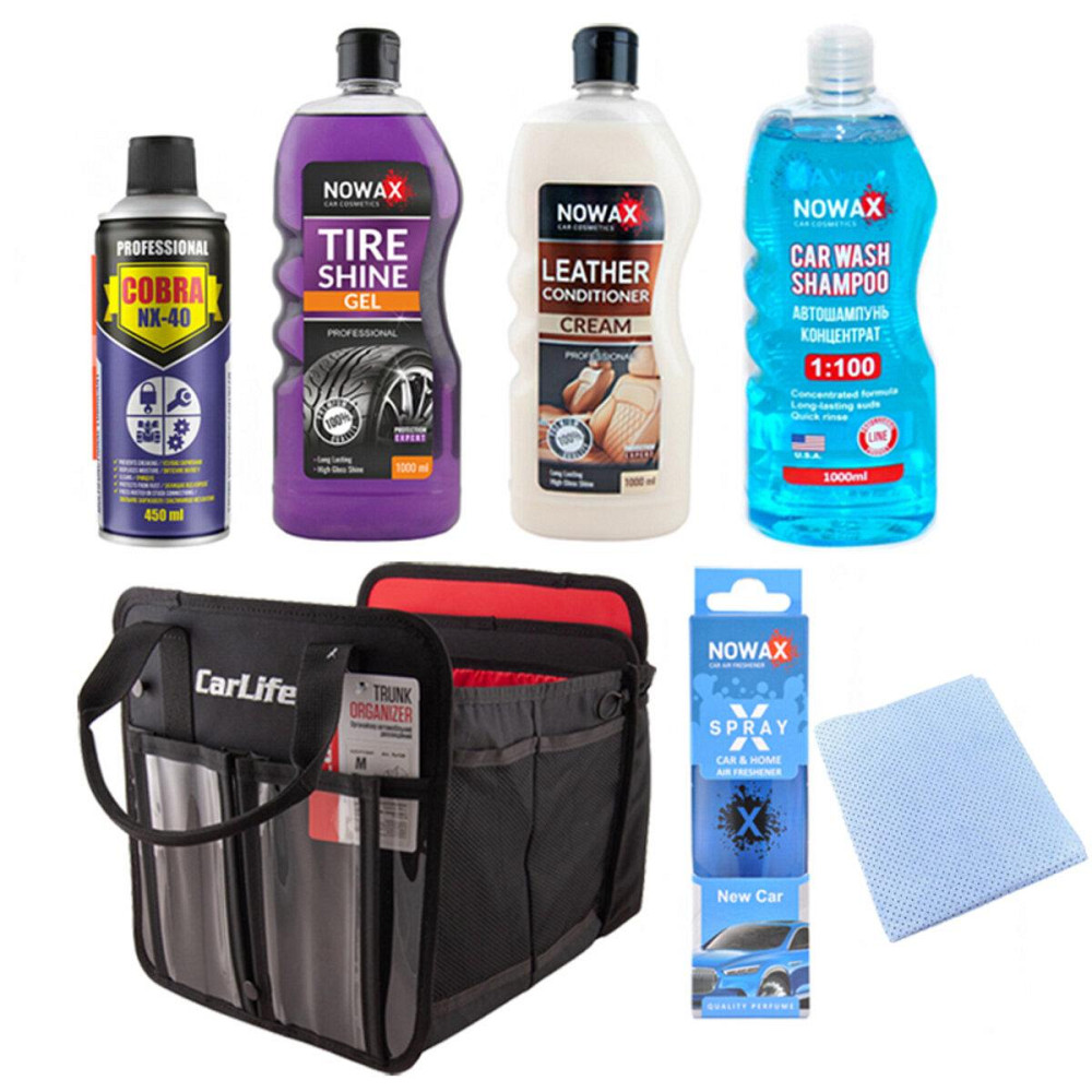 Премиум набор ухода за авто Nowax в органайзере Киев - изображение 1
