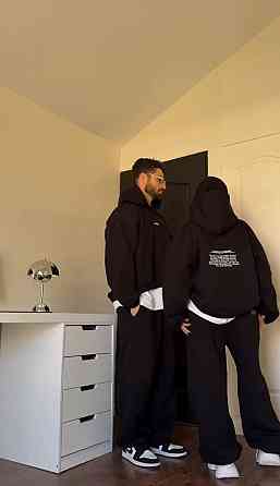 Парные стильные худи унисекс из турецкой трехнитки пенье Одесса