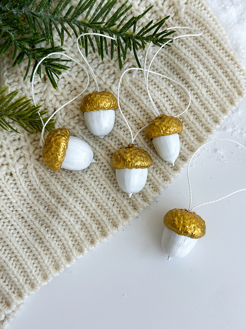 Набор желудей расписанных вручную. Киев - изображение 7