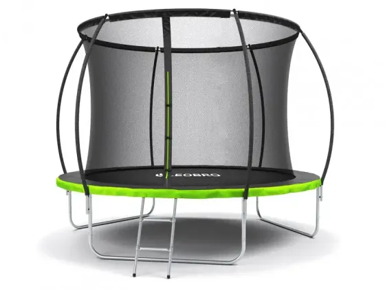 Батут із внутрішньою захисною сіткою 252 см LEOBRO Pro 8FT GREEN Київ