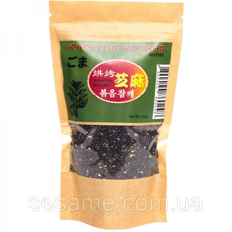 Кунжут чёрный, жаренный 90г Харьков - изображение 1