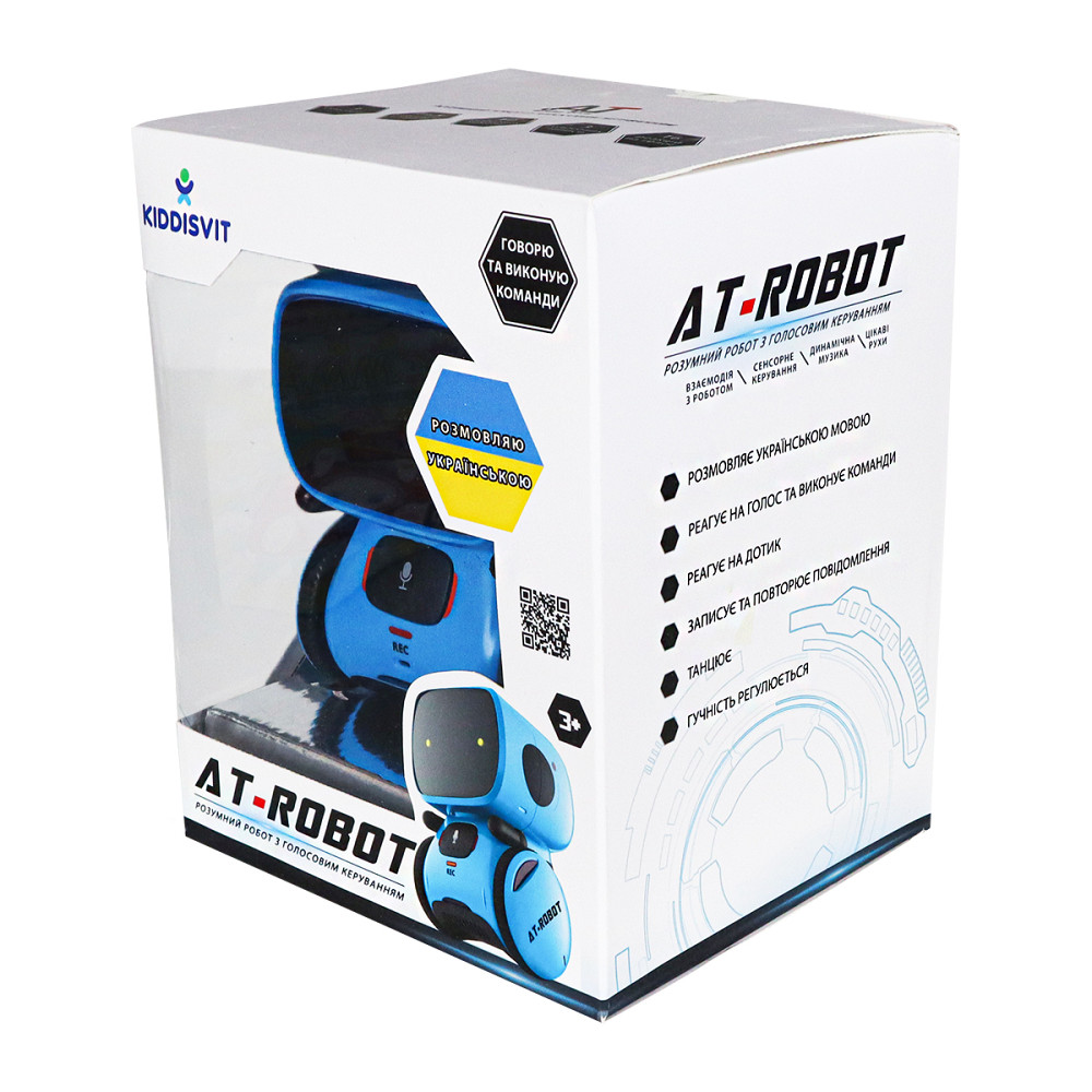 Інтеракт. робот з голосовим керуванням - AT-Rоbot (синій., укр.) Дніпро - фото 12