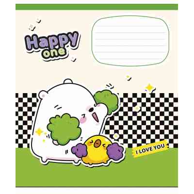 Зошит Школярик Happy one 12 аркушів клітинка (012-3532K) Вінниця