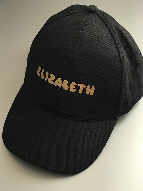 Чорна Кепка/Бейсболка з Вашим написом/ Вашим ім'ям Чернівці - фото 3