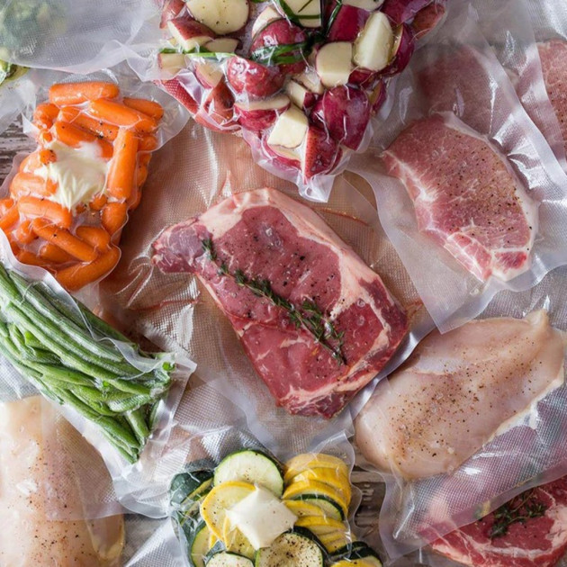 Вакуумні пакети для їжі 5мх15 см / Вакуумні пакети для вакууматора Київ - фото 2