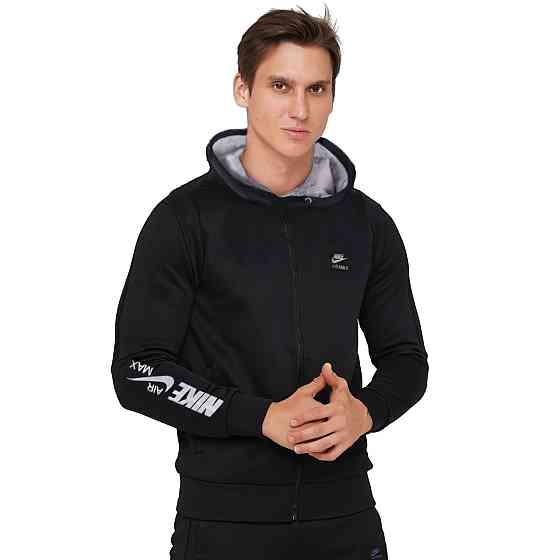 Мужская зимняя мастерка Nike Air Max  ESSENTIALS+ FLEECE MEN'S HOODIE 46 Киев