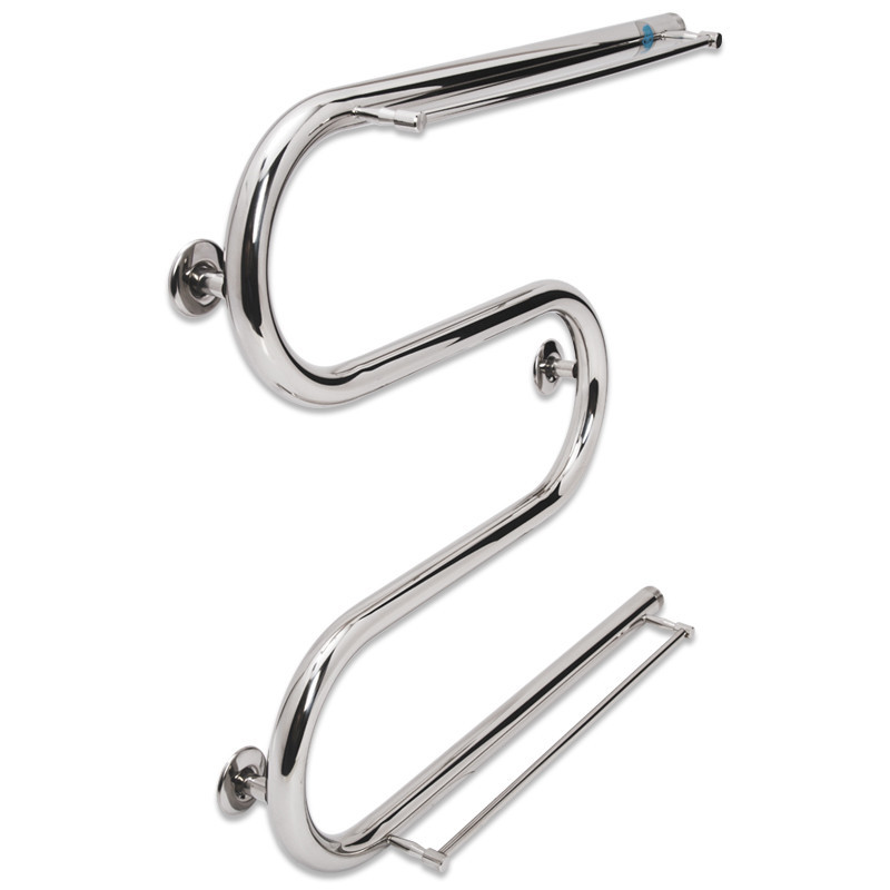 Полотенцесушитель Laris Змеевик 32 РС3 500Х500 1'' с полками Киев - изображение 3