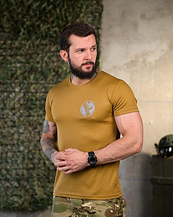 Тактична футболка потовідвідна battle coyot ПП4648 Одеса - фото 3