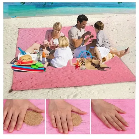 Анти-песок Пляжная чудо подстилка коврик для моря Originalsize Sand Free Mat Коломия