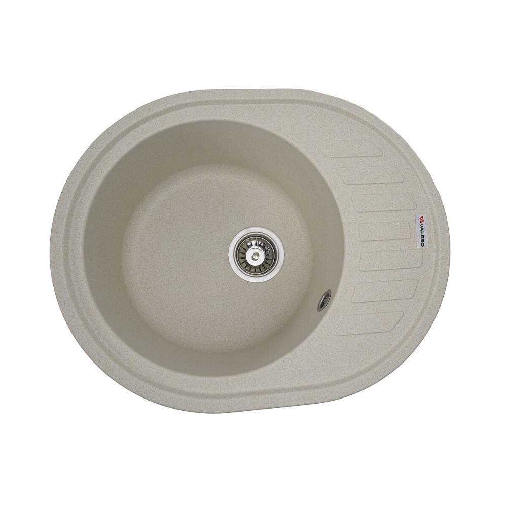 VALESO Гранітна мийка для кухні VALESO SOUL 6250 матова Пісок Коломыя - изображение 9