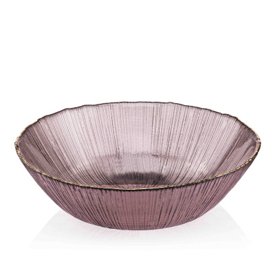 Салатник Ardesto Mallow 20см, скло, рожевий (AR5015) Винница - изображение 2