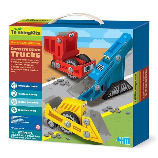 Набір для складання 4M Будівельна техніка з картону (00-04673) Харків - фото 1