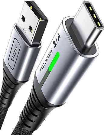 Зарядний кабель INIU USB - Type C 0,3м Луцк