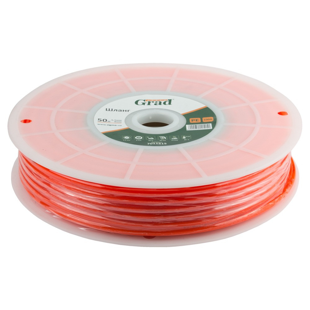 Grad Шланг в бухте полиэтиленовый (PE) 50м 5.5×8мм GRAD (7011515) Киев - изображение 4