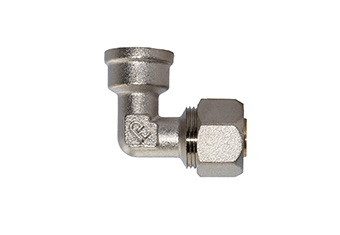 Обжим Угольник с переходом на внутреннюю резьбу FADO COMPRESS 26х1'' Киев - изображение 1