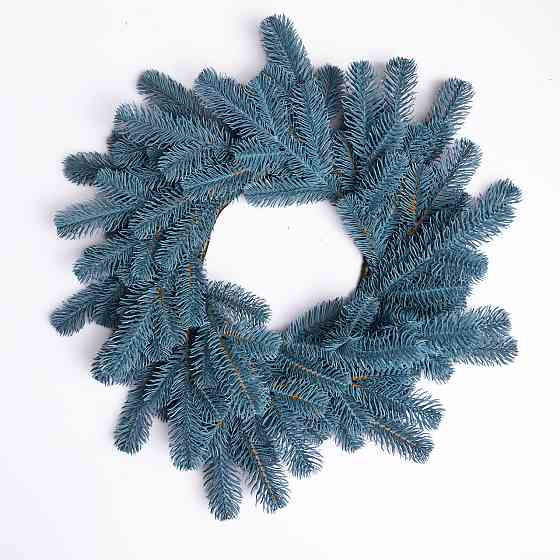 Lugi Штучний різдвяний вінок Блакитний Святковий 60 см TD-VINBL Коломия