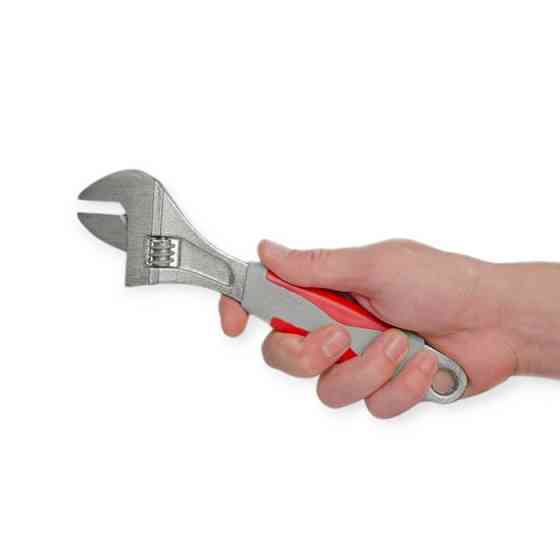 Ключ розвідний 250 мм гумова ручка CrV Мукачево